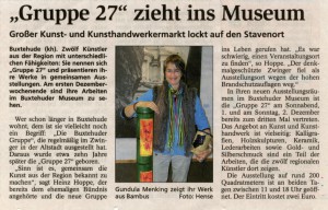 Buxtehuder Tageblatt vom 16. November 2007